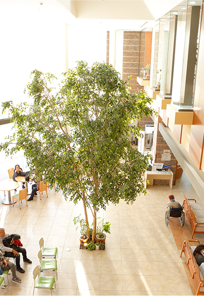 明るく清潔な快適空間