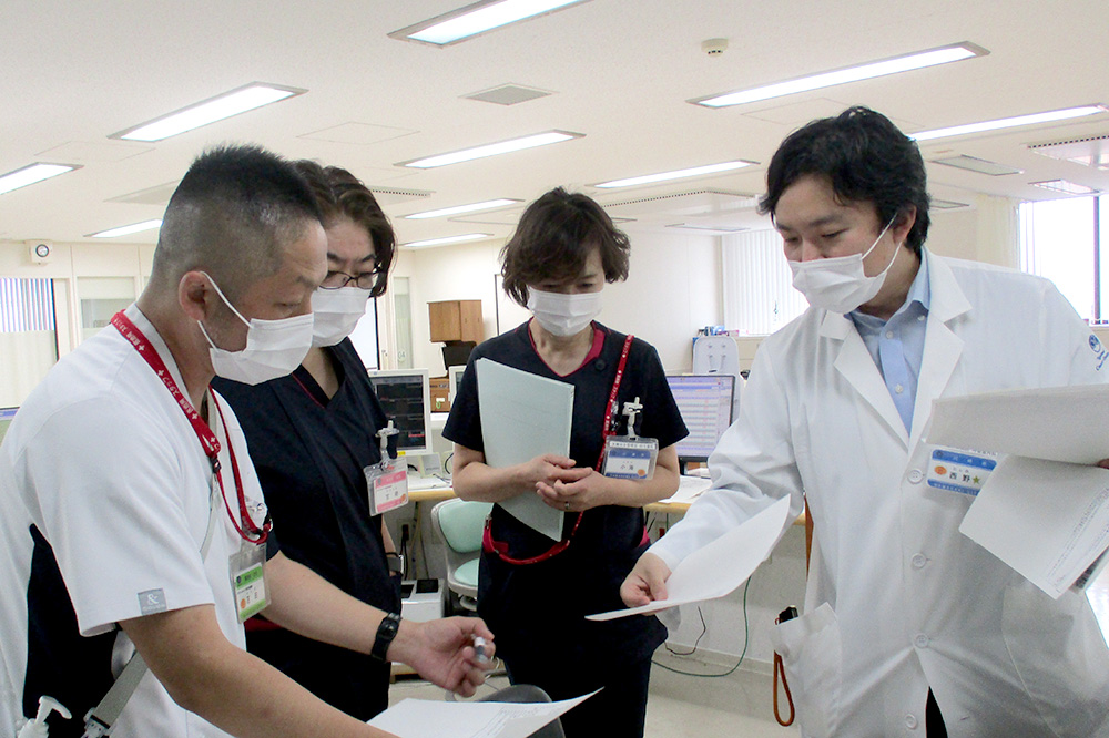 RST（呼吸サポートチーム）によるミーティング